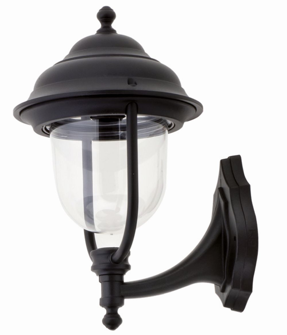 Außen Wandlampe WALJAN Aluminium IP44 Rustikal Schwarz