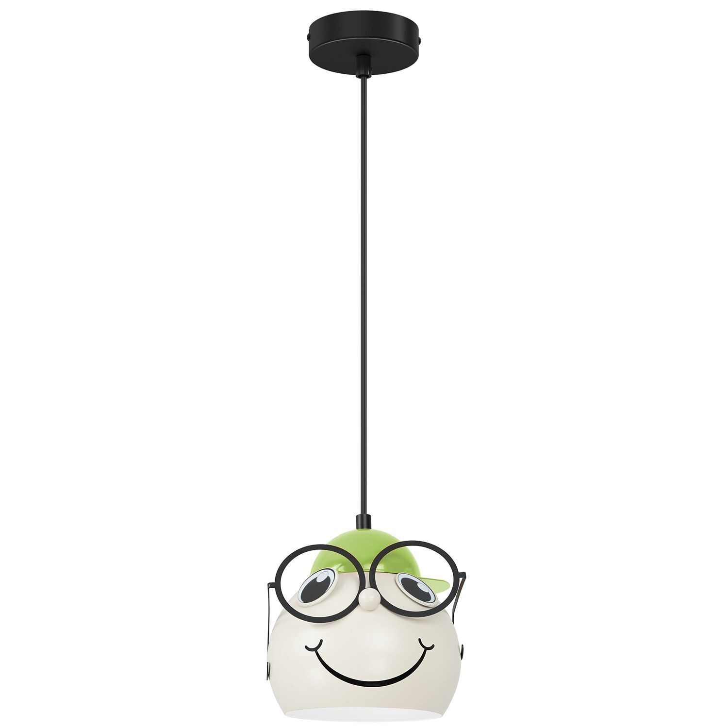Deckenlampe Kinderzimmer Glas Metall Ø 16,5 cm E27