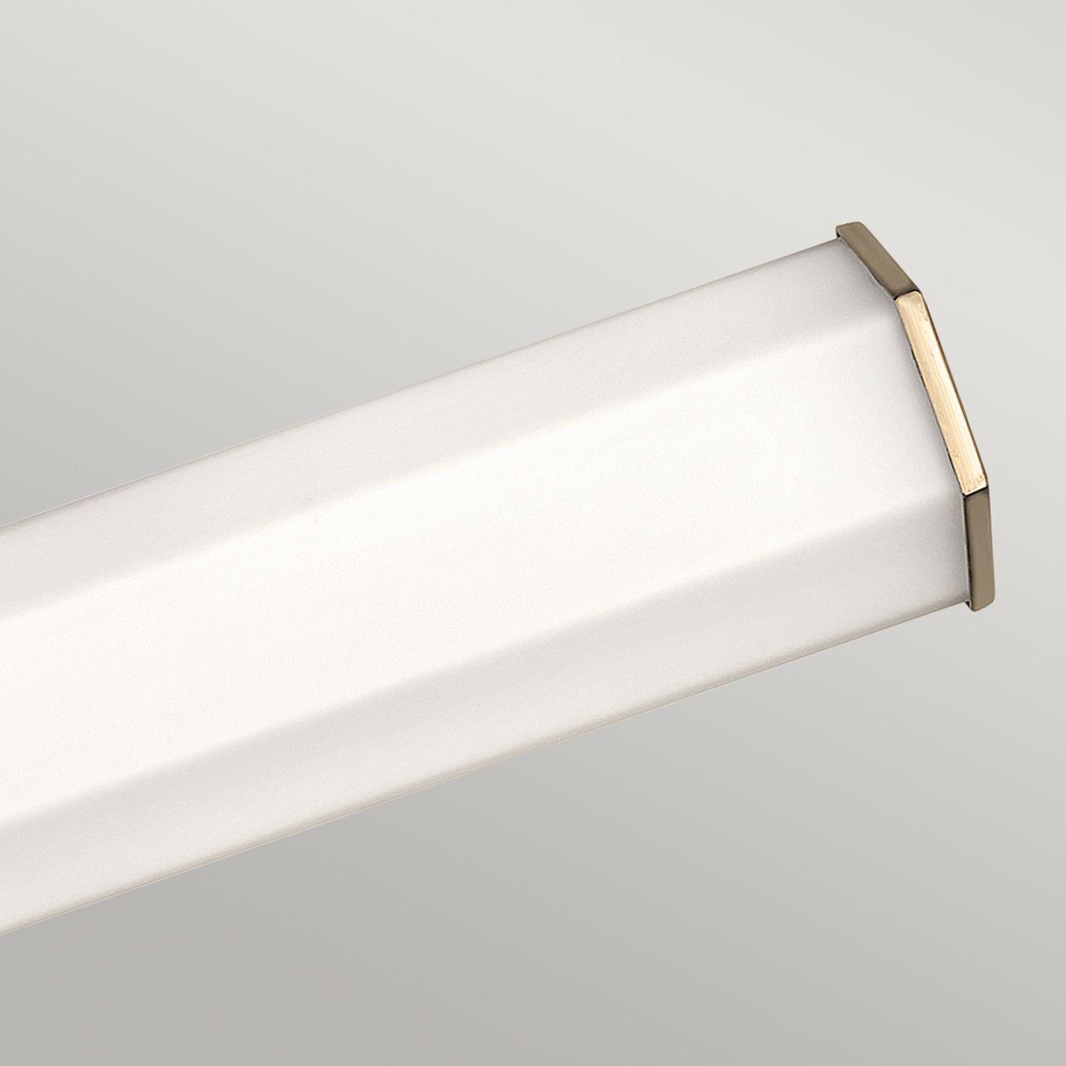 LED Badleuchte Glas Metall IP44 65,9 cm hoch länglich