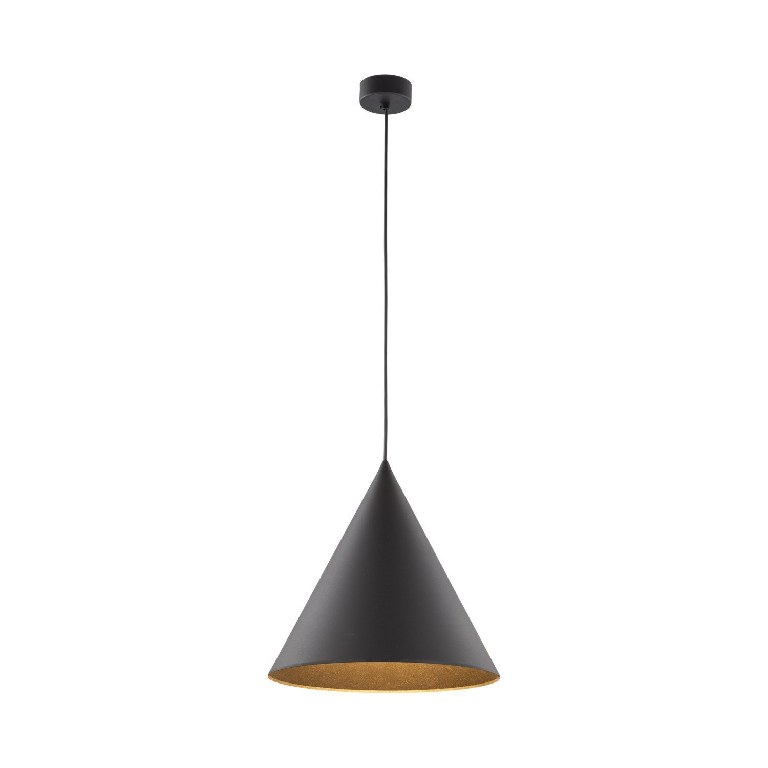 Schwarze Pendelleuchte Metall E27 Ø 32 cm H: max. 165 cm Lampe, Beleuchtung