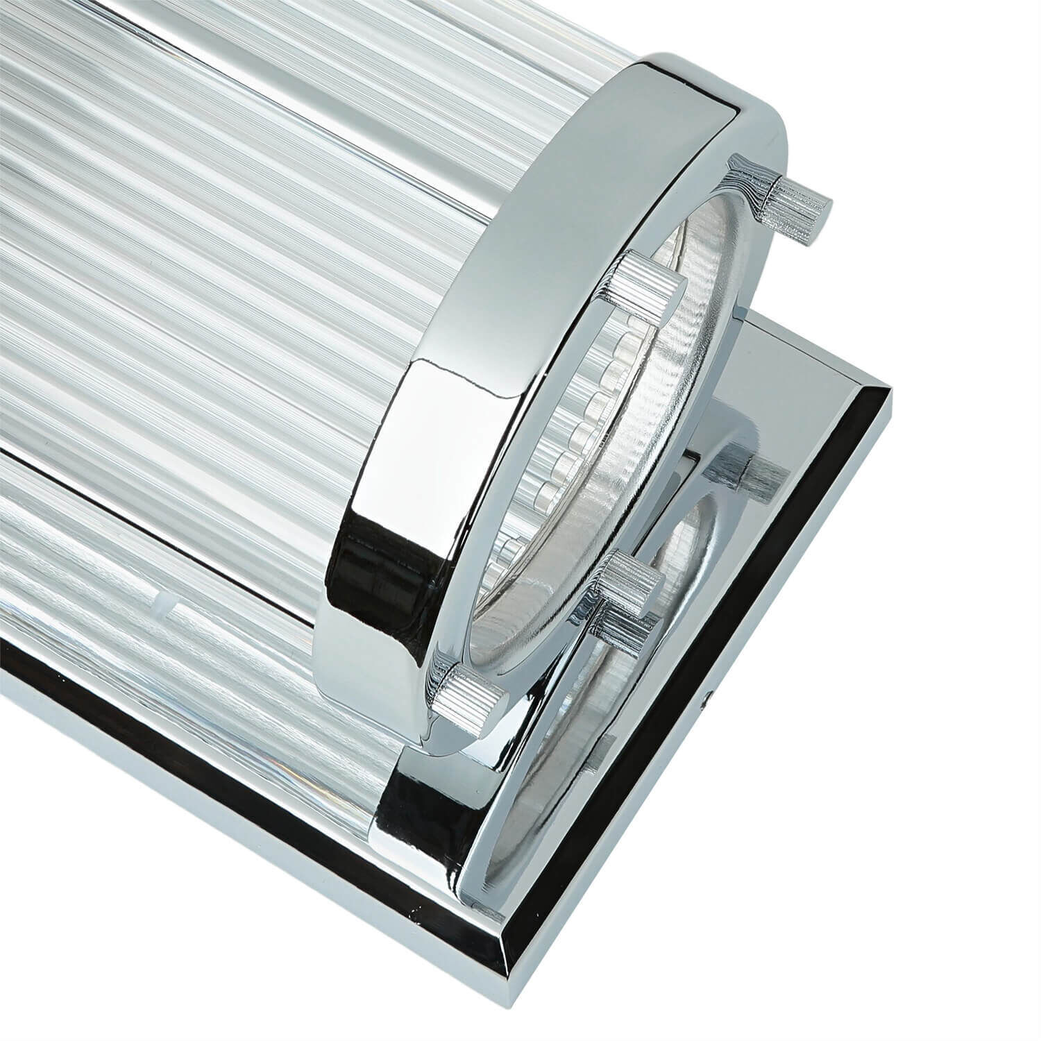 Bad Wandlampe in Chrom IP44 Design Leuchte ERVA Beleuchtung