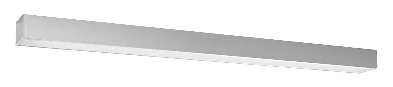 LED Deckenleuchte Grau 90 cm H: 6 cm flach blendarm