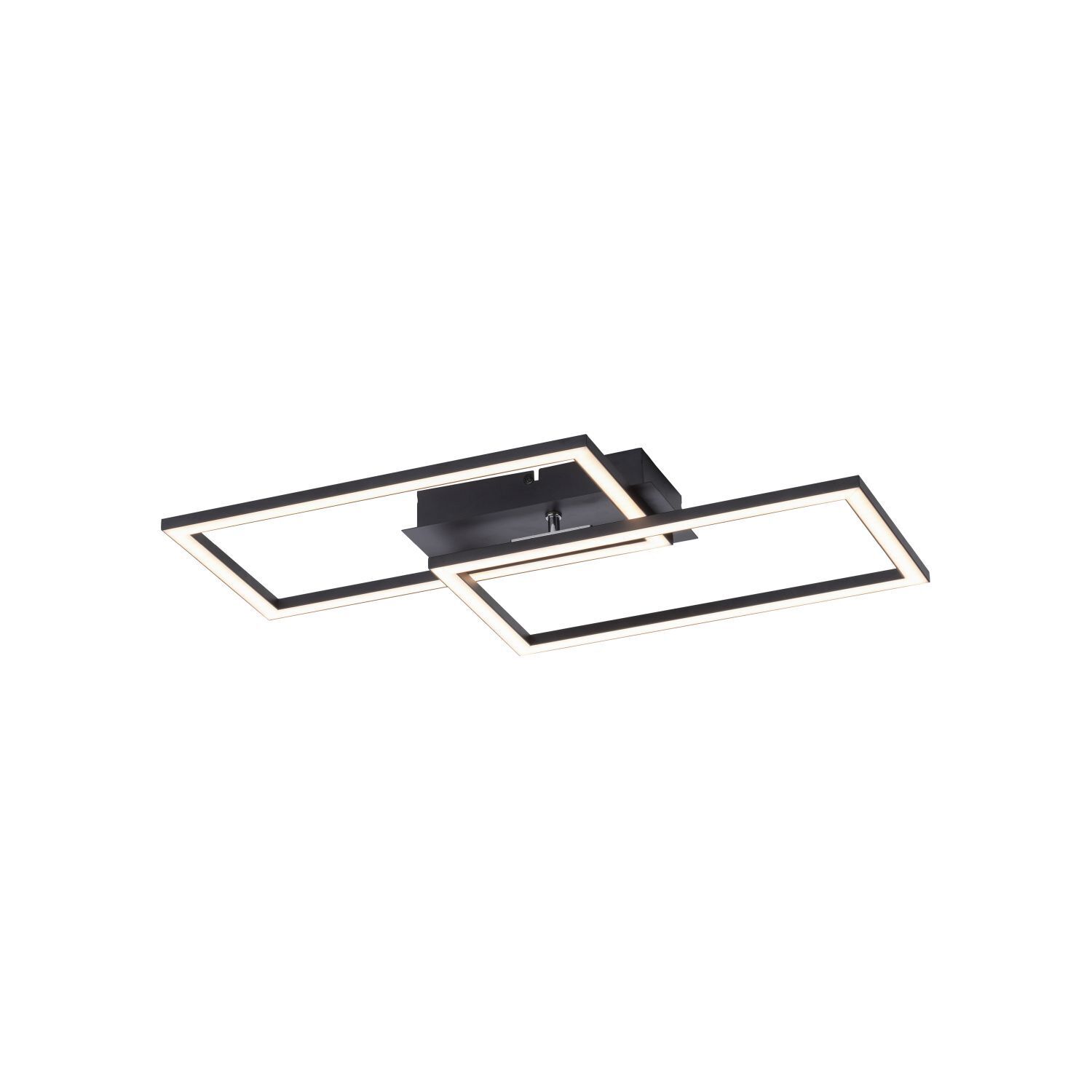Dimmbare LED Deckenleuchte Schwarz 4200 lm 3000 K 36 W