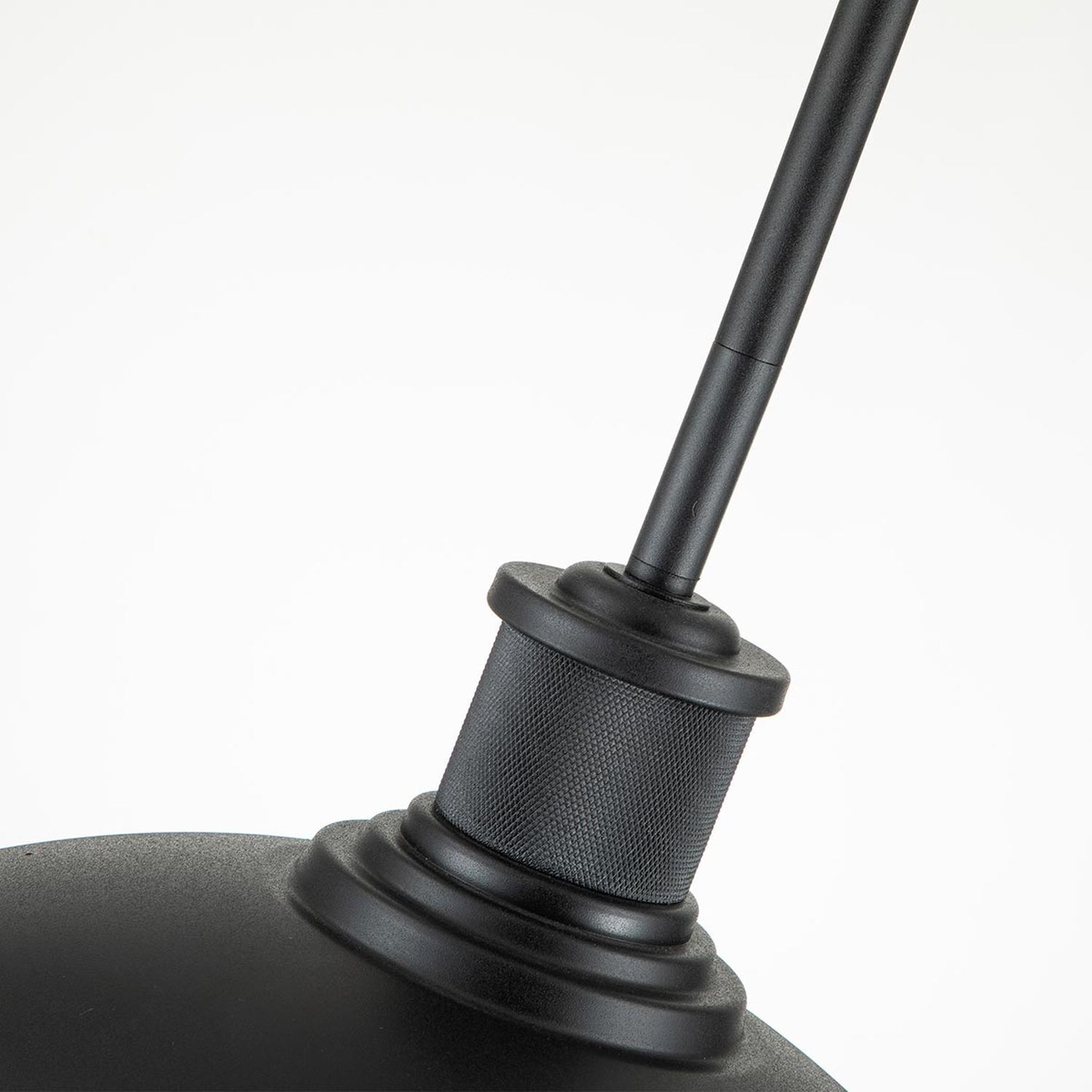 Deckenlampe außen verstellbar max. 1,3 m Schwarz E27 IP44 Tischlampe, Lampenschirm, Standleuchte, Schwarz, Metall