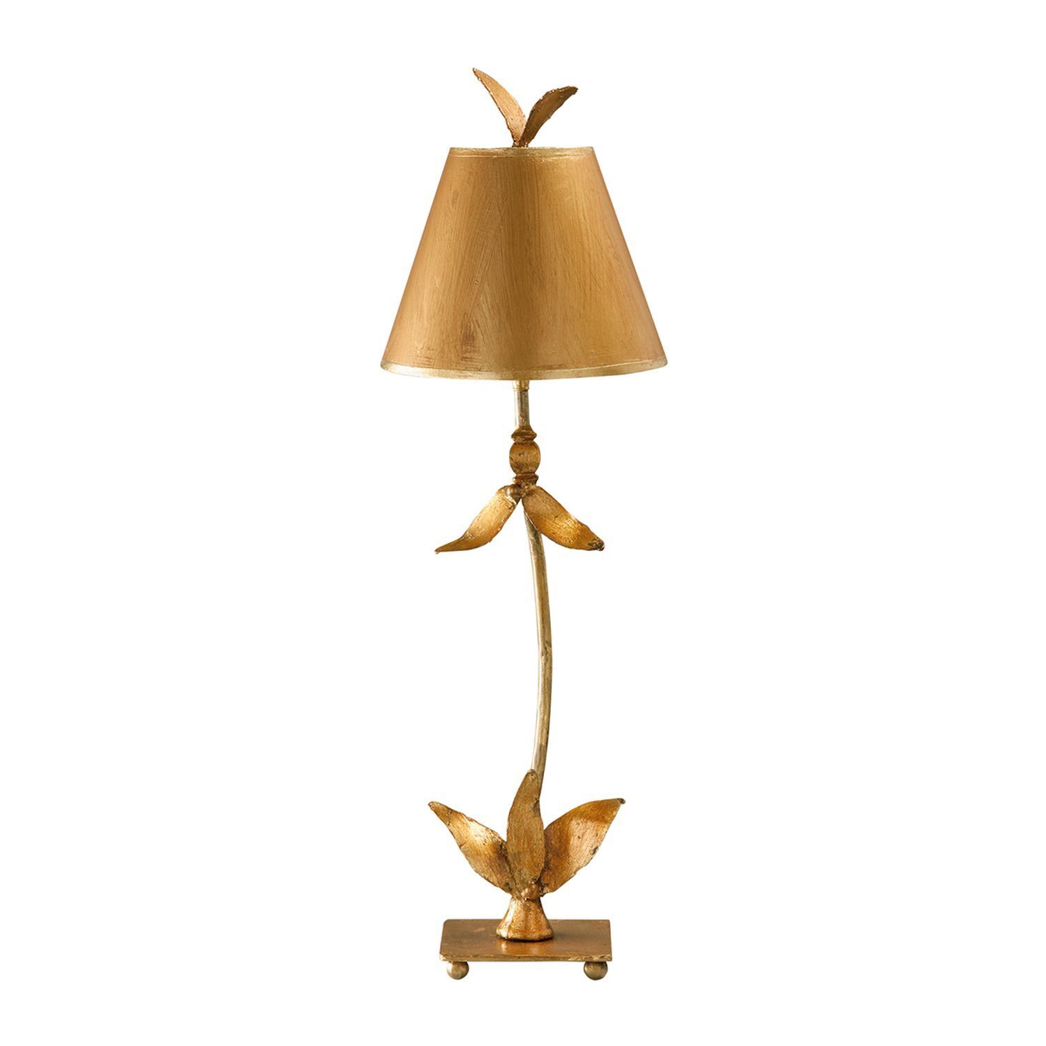 Stehlampe ELIF in Blattgold H:76cm Bodenlampe Lampe, Lampenschirm, Tischlampe