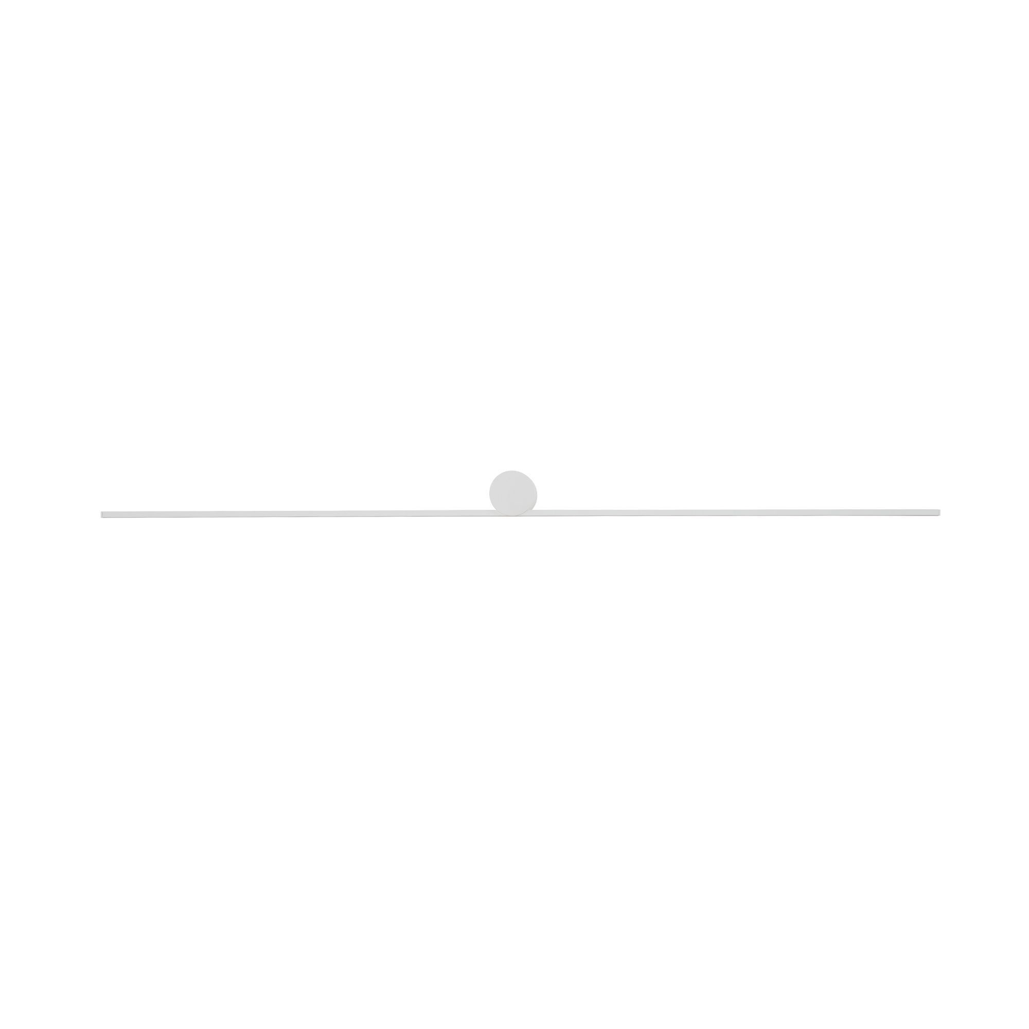 LED Wandleuchte Weiß Aluminium B:99 cm 3000 K 14 W line, dot, minimal, gray, monitoring visual