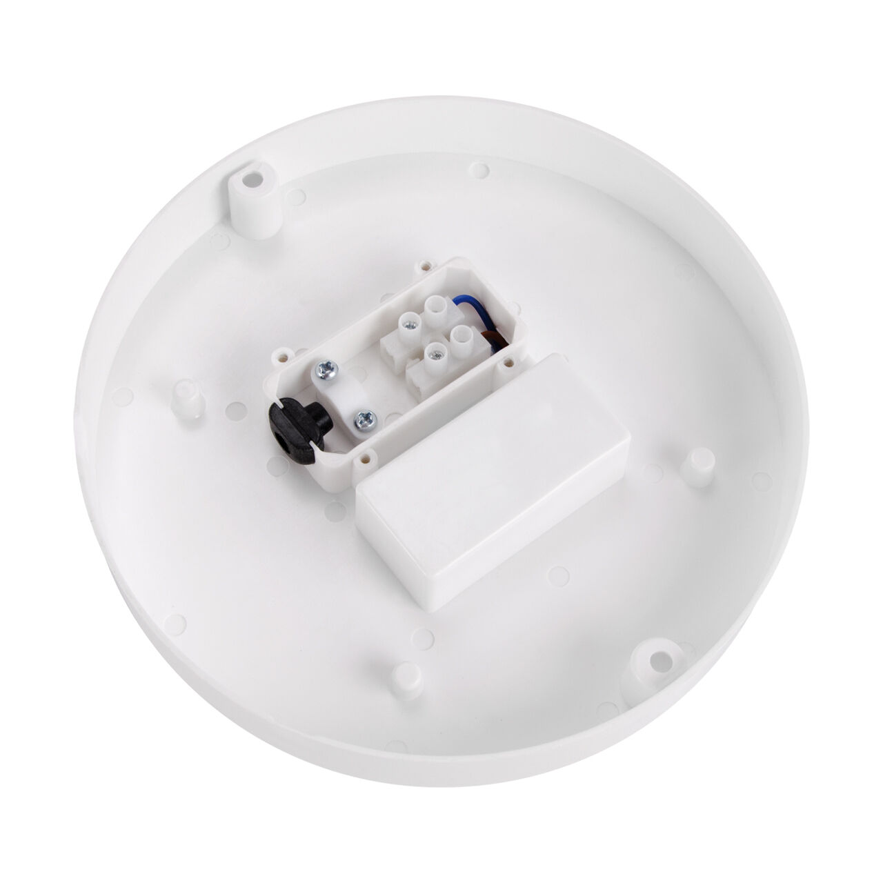 LED Deckenlampe rund klein D: 16 cm IP65 Weiß außen Feuchtraum Wanne, Whirlpool-Badewanne