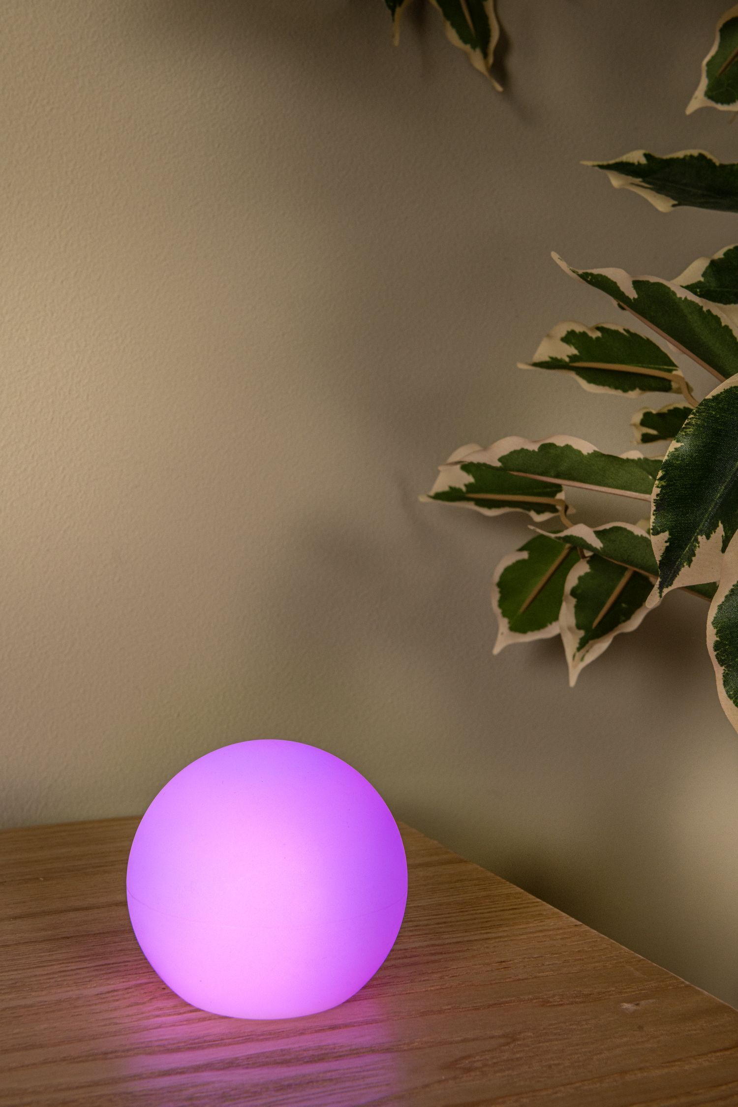 LED Tischleuchte Fernbedienung 2700 K IP65 RGB H:7 cm Sphäre, Lampe, Luftballon