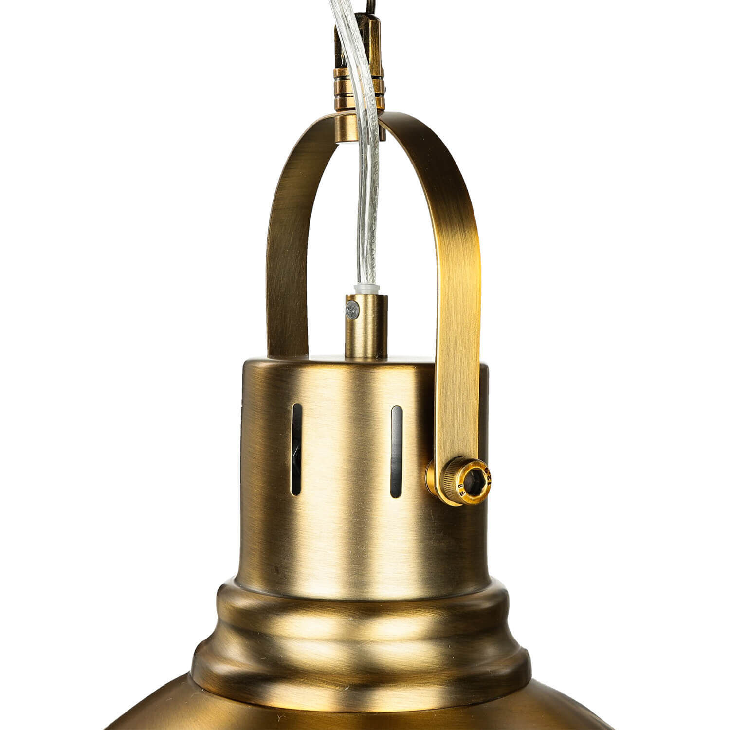 Lampe, Bronze, Rauchrohr