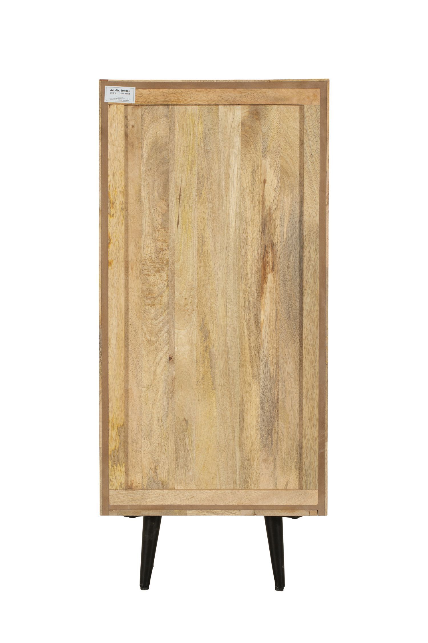 Kommode Holz Stahl H: 112 cm Modern dekorativ