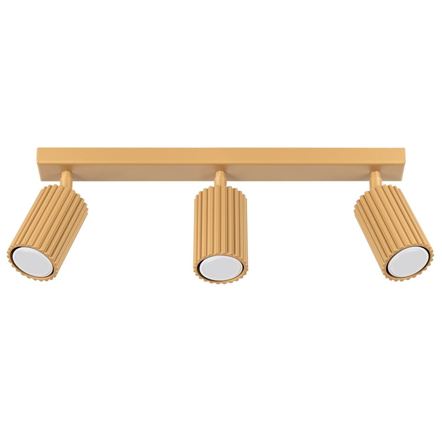 Moderner Deckenstrahler 3-flammig GU10 B: 45 cm in Gold