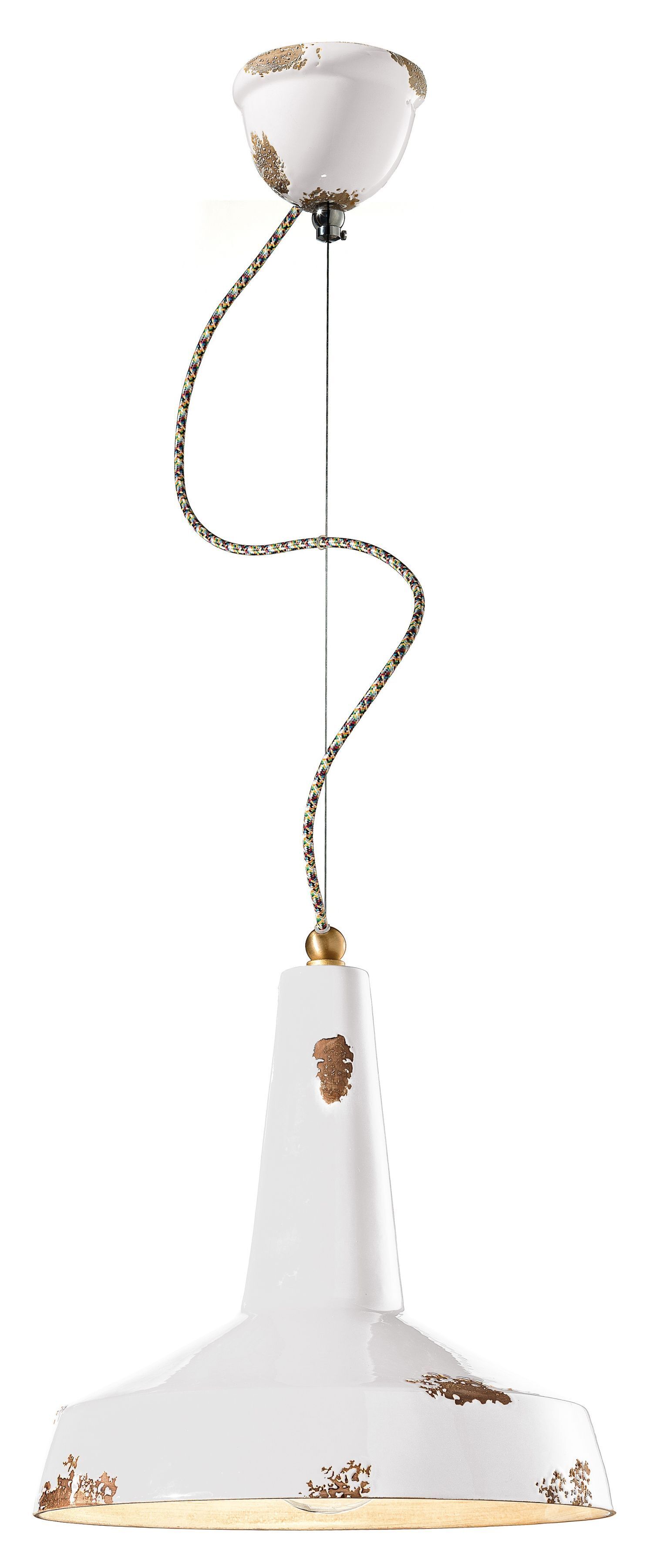 Pendelleuchte Keramik E27 rund Ø 35 cm H: max. 133 cm