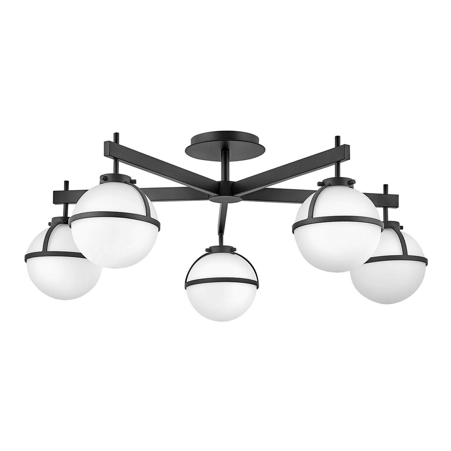 Badleuchte Decke Schwarz Weiß IP44 81,3 cm breit Metall Glas