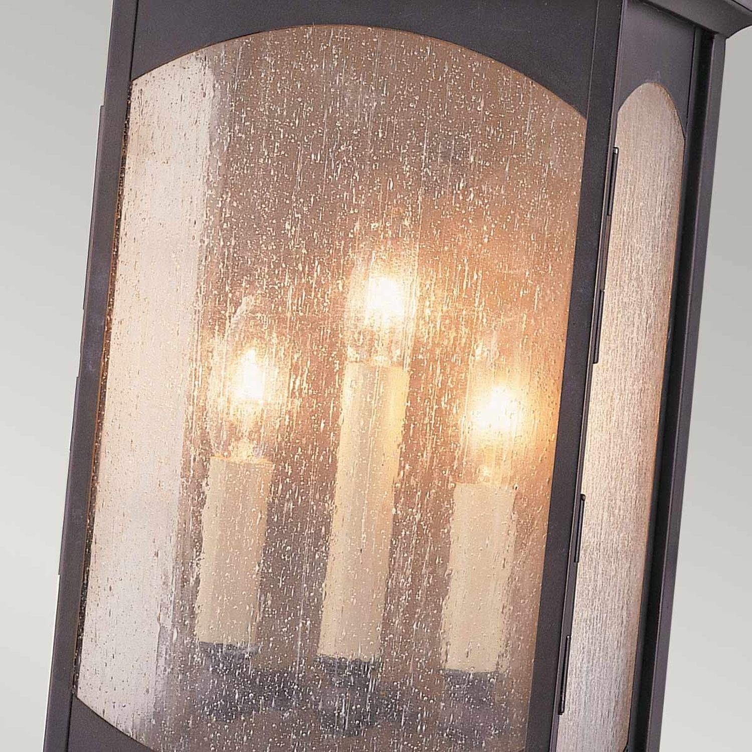 Laterne, Laternenlampe, Ecklampe, Glasfront, Stahlrahmen