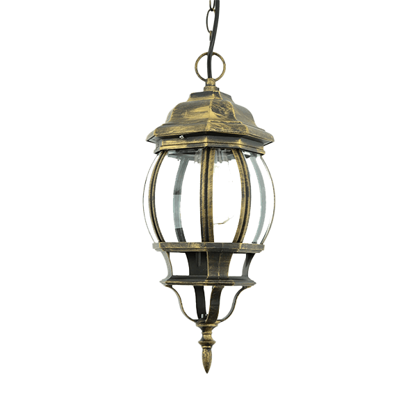 Hänge-Lampe, Laterne, Metall, Bronze, Lampe