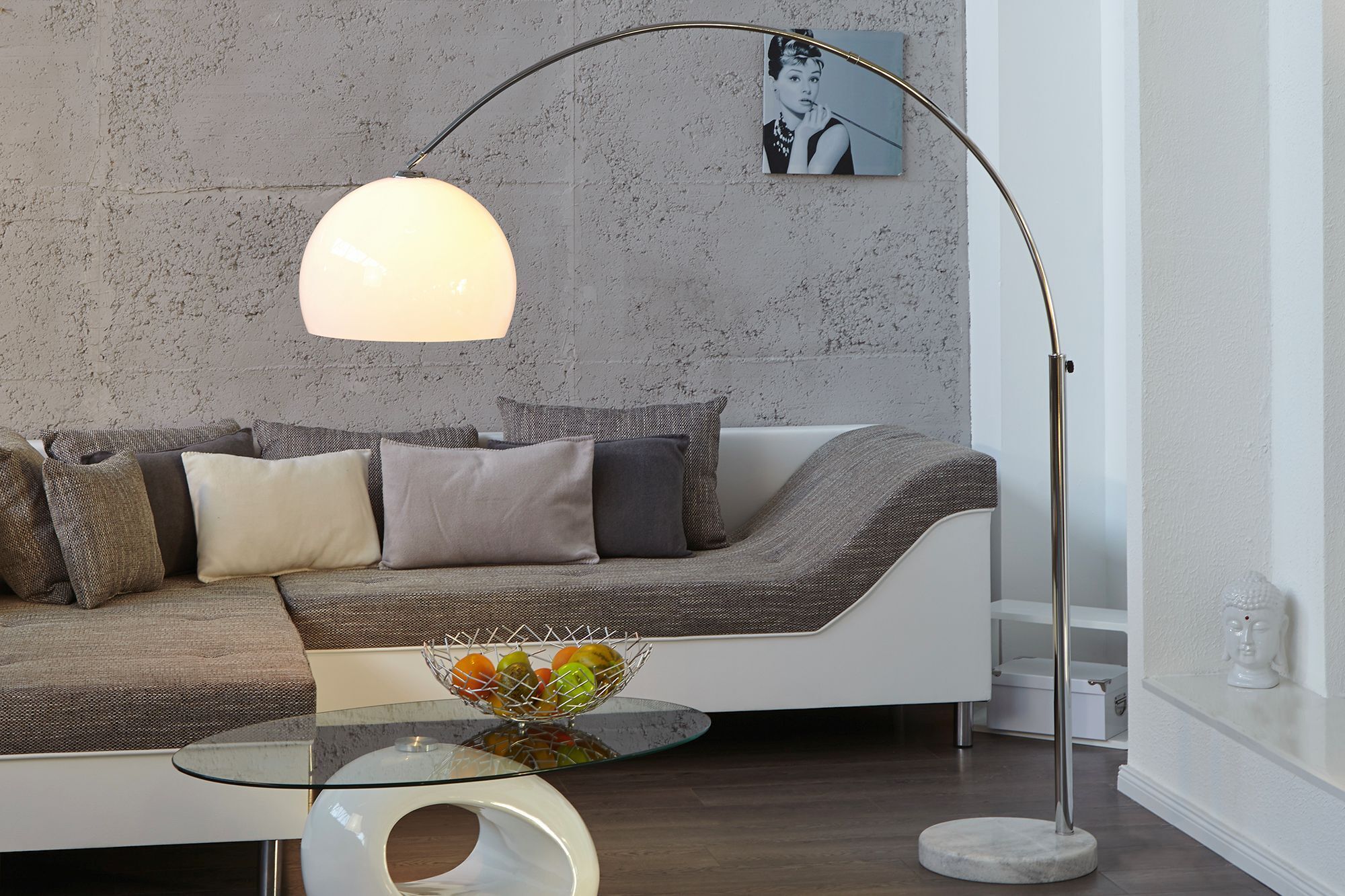 Lampe, Stehlampe, Person