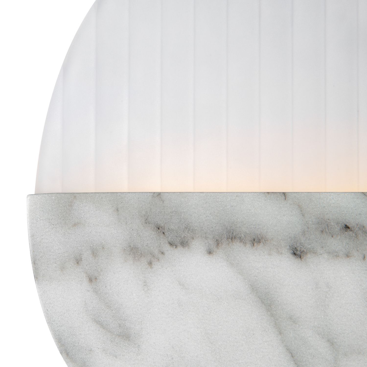 LED Wandleuchte Glas Metall 3000 K warmweiß 200 lm rund