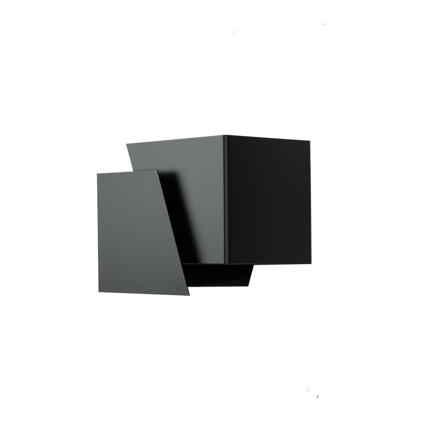Extravagante Wandleuchte BLOX Schwarz Up Down G9