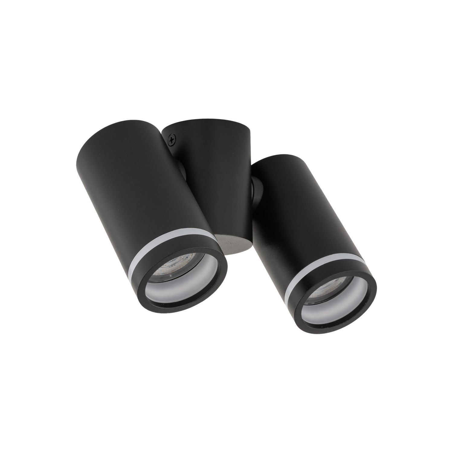 Deckenstrahler Metall klein L: 17 cm Schwarz 2x GU10 Deckenstrahler Metall klein L: 17 cm Schwarz 2x GU10