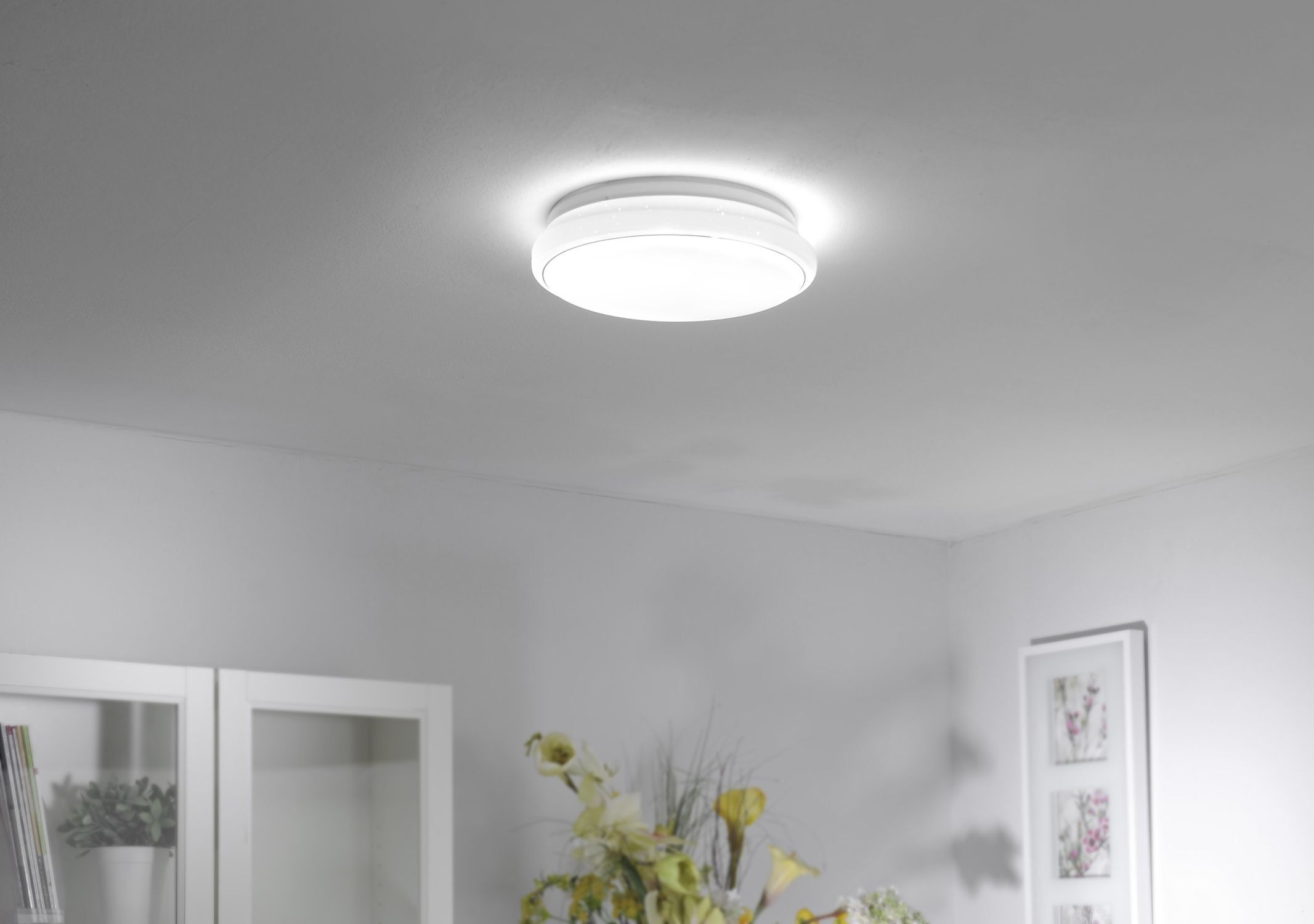 LED Deckenleuchte Nachthimmel Timer Ø35 cm 3000-5000 K