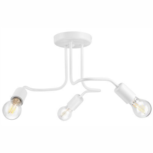 Deckenleuchte LIZBETH Weiß Modern Metall Lampe