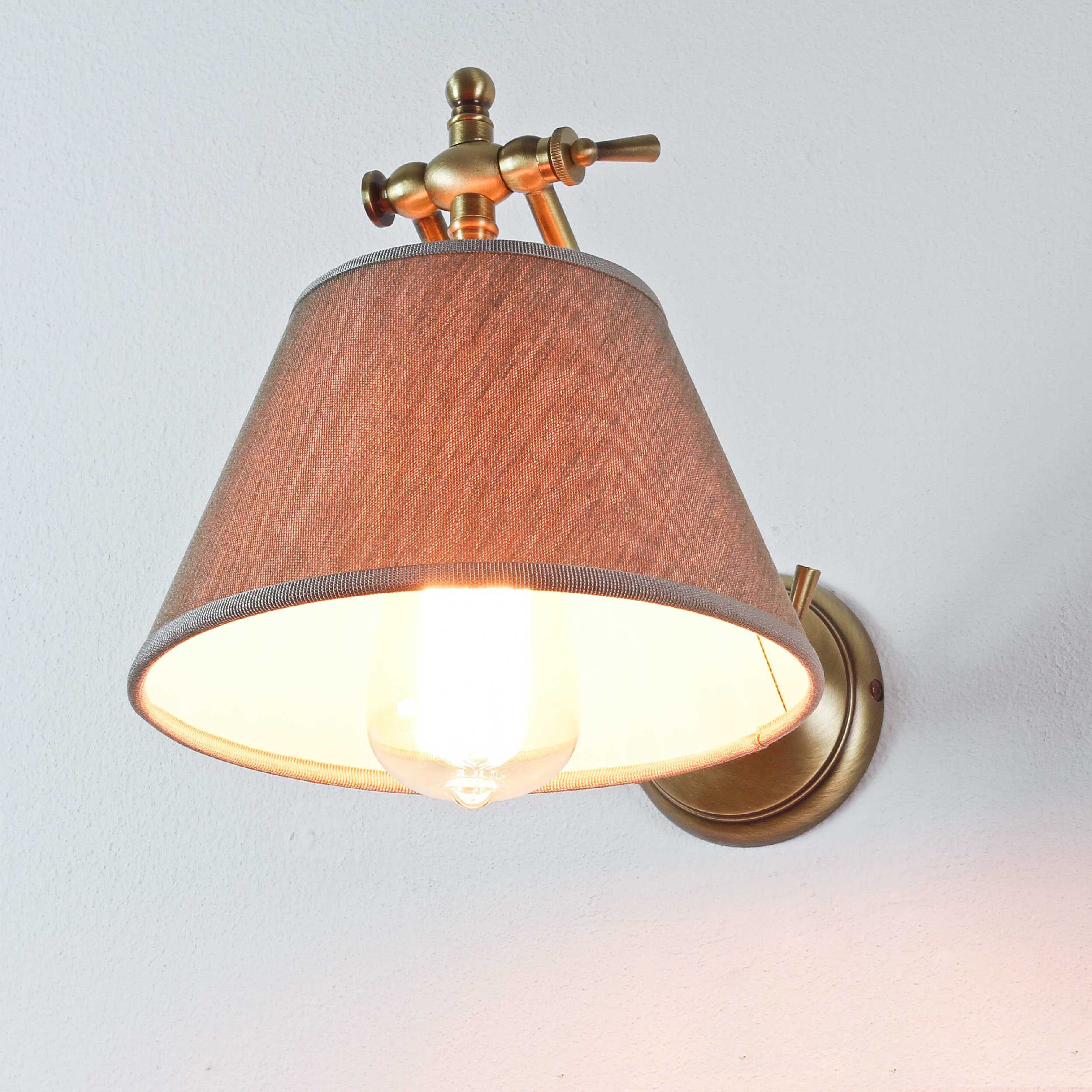 Lampe, Lampenschirm, Bronze