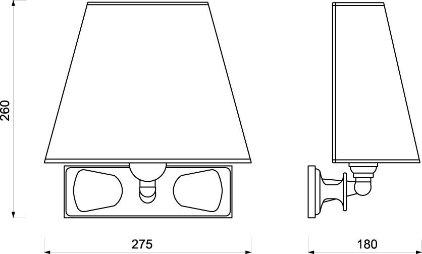 Messing Wandleuchte Chrom Braun Maritim Flur