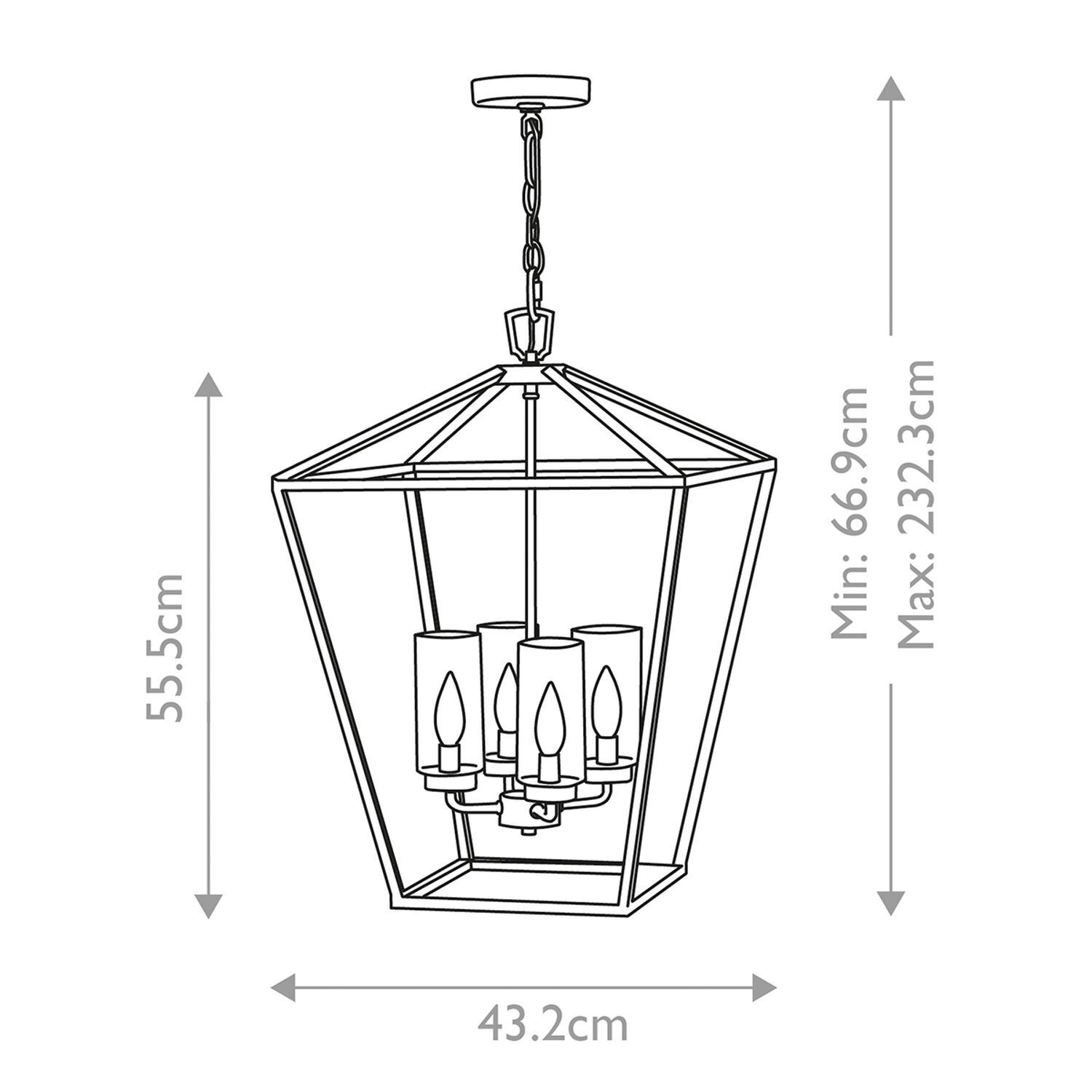 Pendelleuchte außen Aluminium Glas E14 IP44 Schwarz Vintage