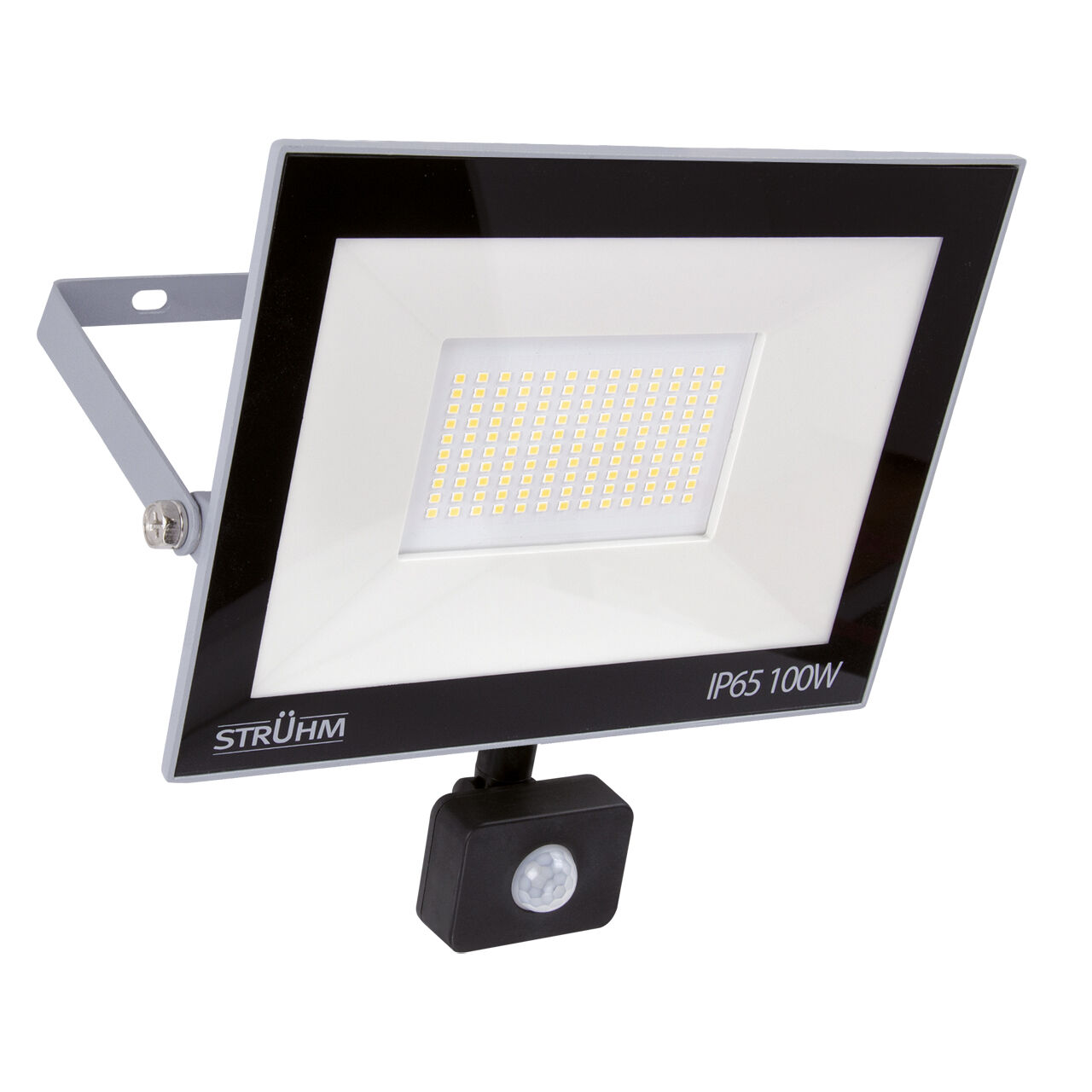 LED Flutlicht Strahler mit Bewegungsmelder IP65 6200 K 8380 lm