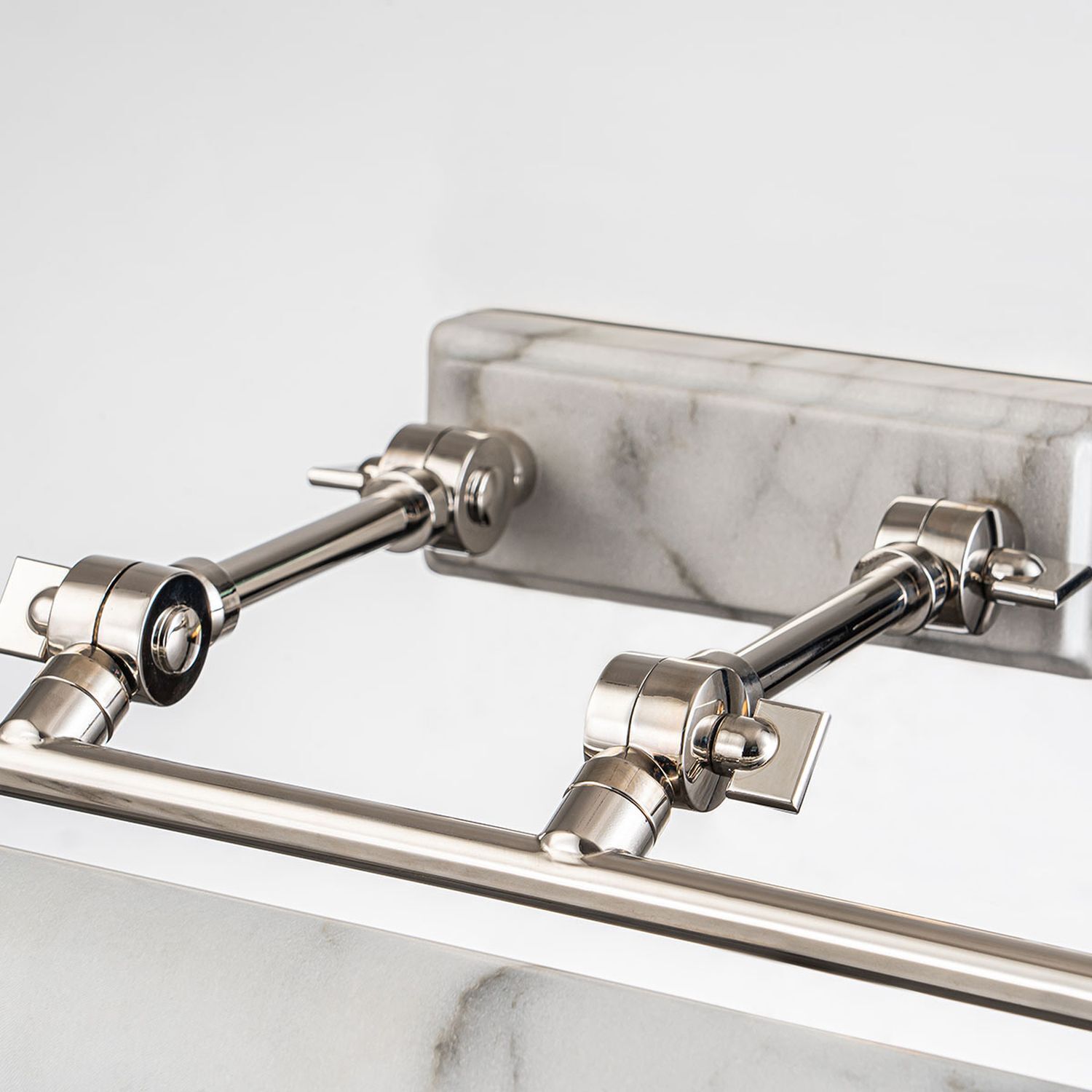Bilderleuchte Marmor Optik 70 cm 4x E14 verstellbar Vintage