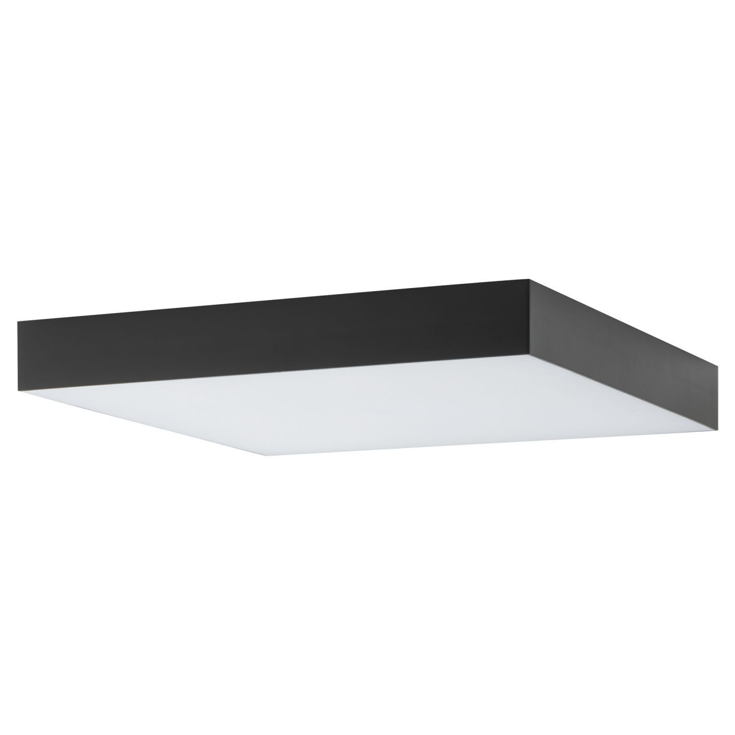 LED Deckenlampe Schwarz B: 30 cm quadratisch 4000 K 4500 lm