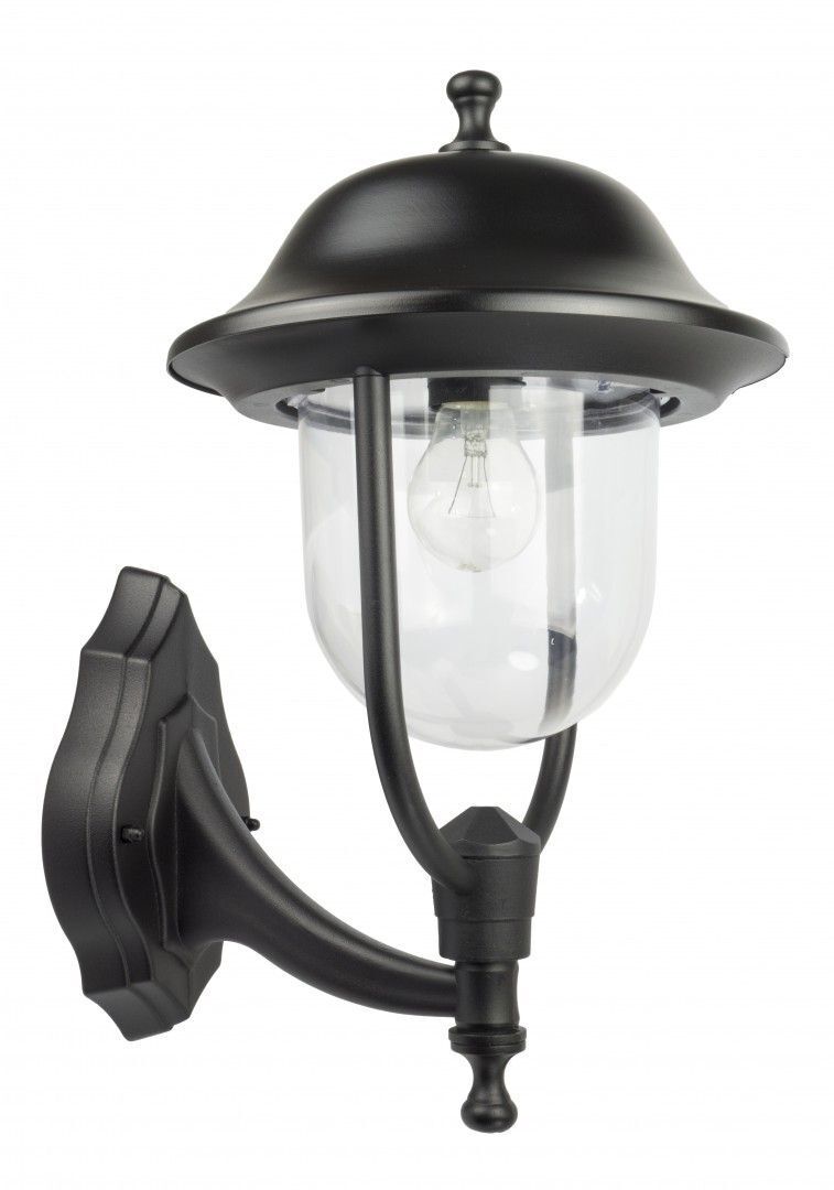 Außenlampe Rustikal IP43 Schwarz E27 Laterne