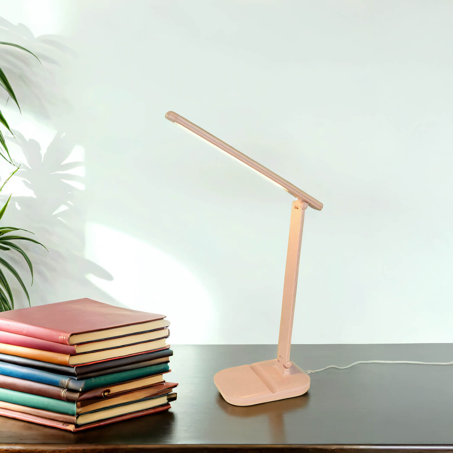 LED Schreibtischlampe Rosa Touch Farbwechsel Dimmer 32,3 cm