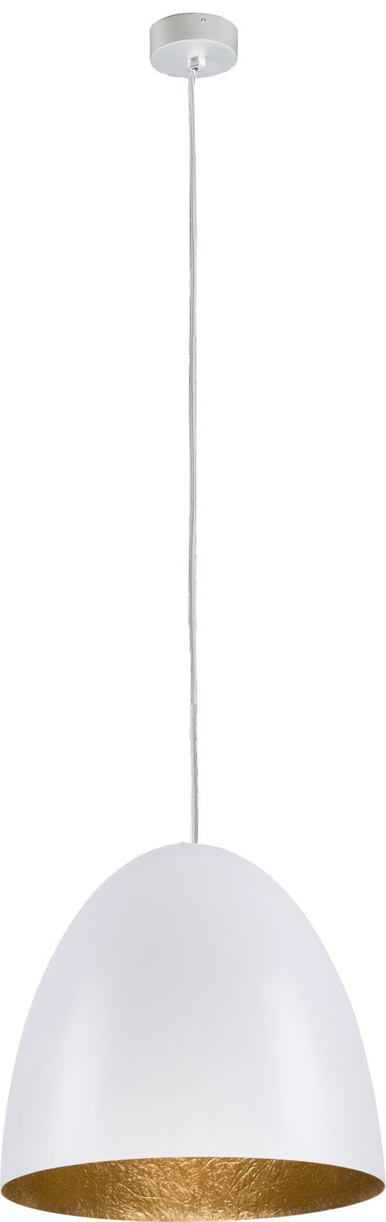 Weiße Pendelleuchte Gold Esstisch Lampe ORNELLA