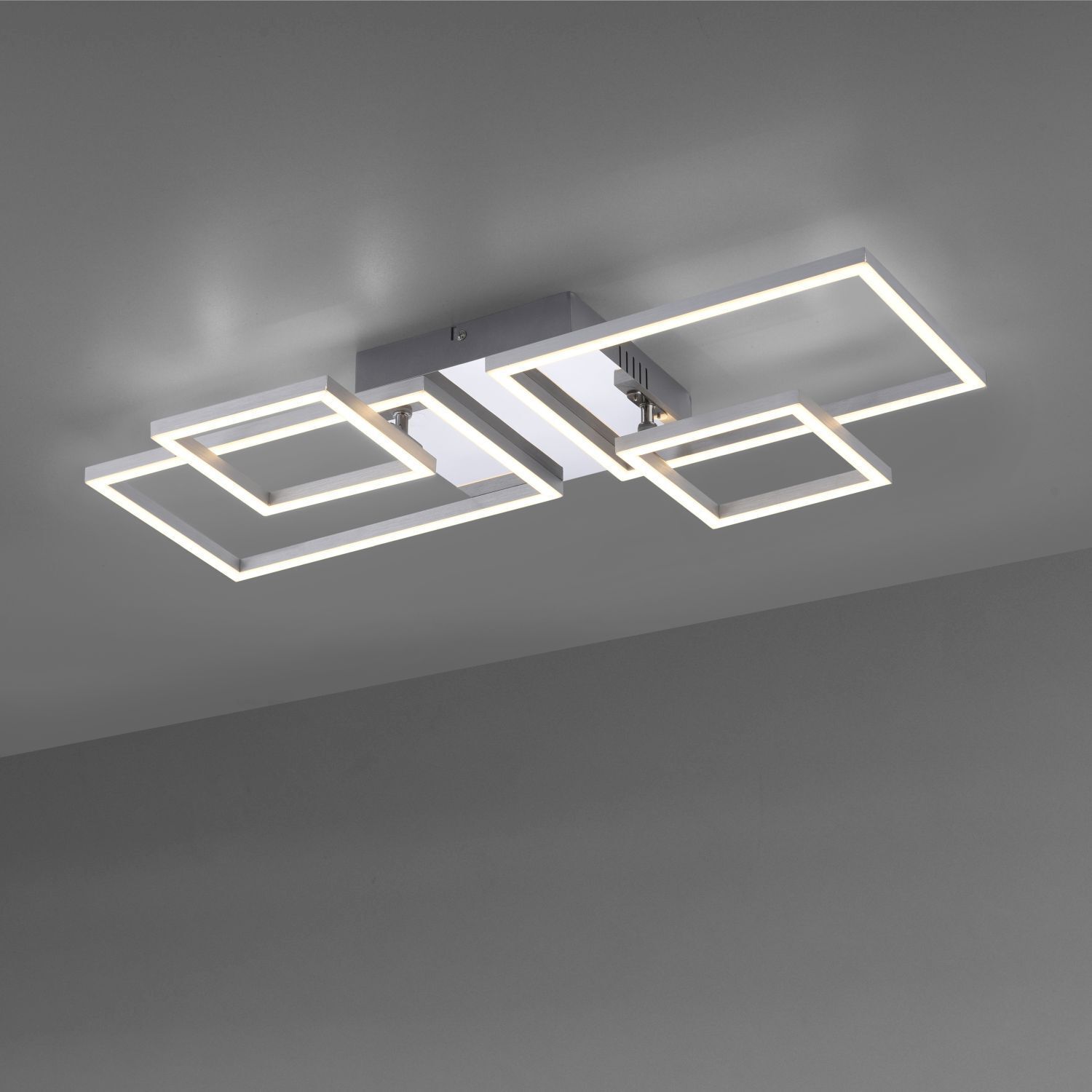 Verstellbare LED Deckenlampe in Stahl L:65 cm 3000 K