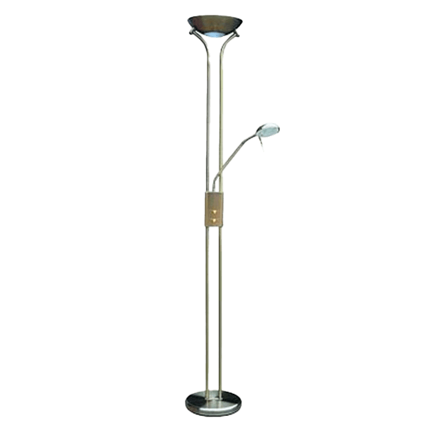 Lampe, Standlampe, Stahl, verstellbar, modern