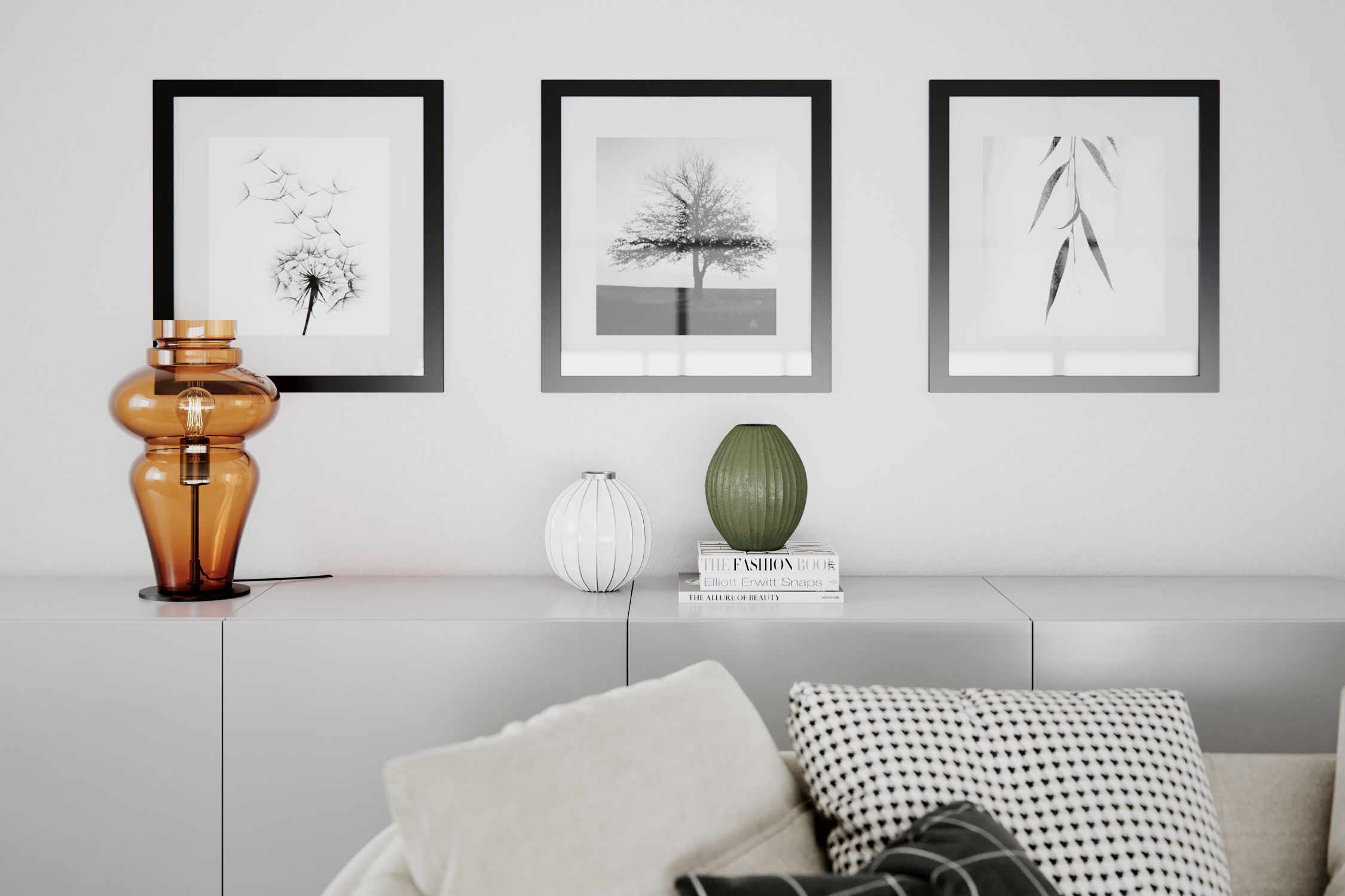 Tischlampe Rauchglas Metall 40,6 cm hoch E27 Vintage Design Drinnen, Innenarchitektur, Kissen, Dekoration für Zuhause, Malerei