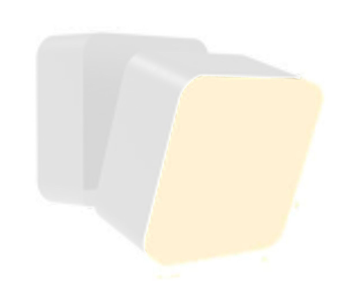 LED Außenlampe Wand Aluminium IP44 750 lm Weiß eckig