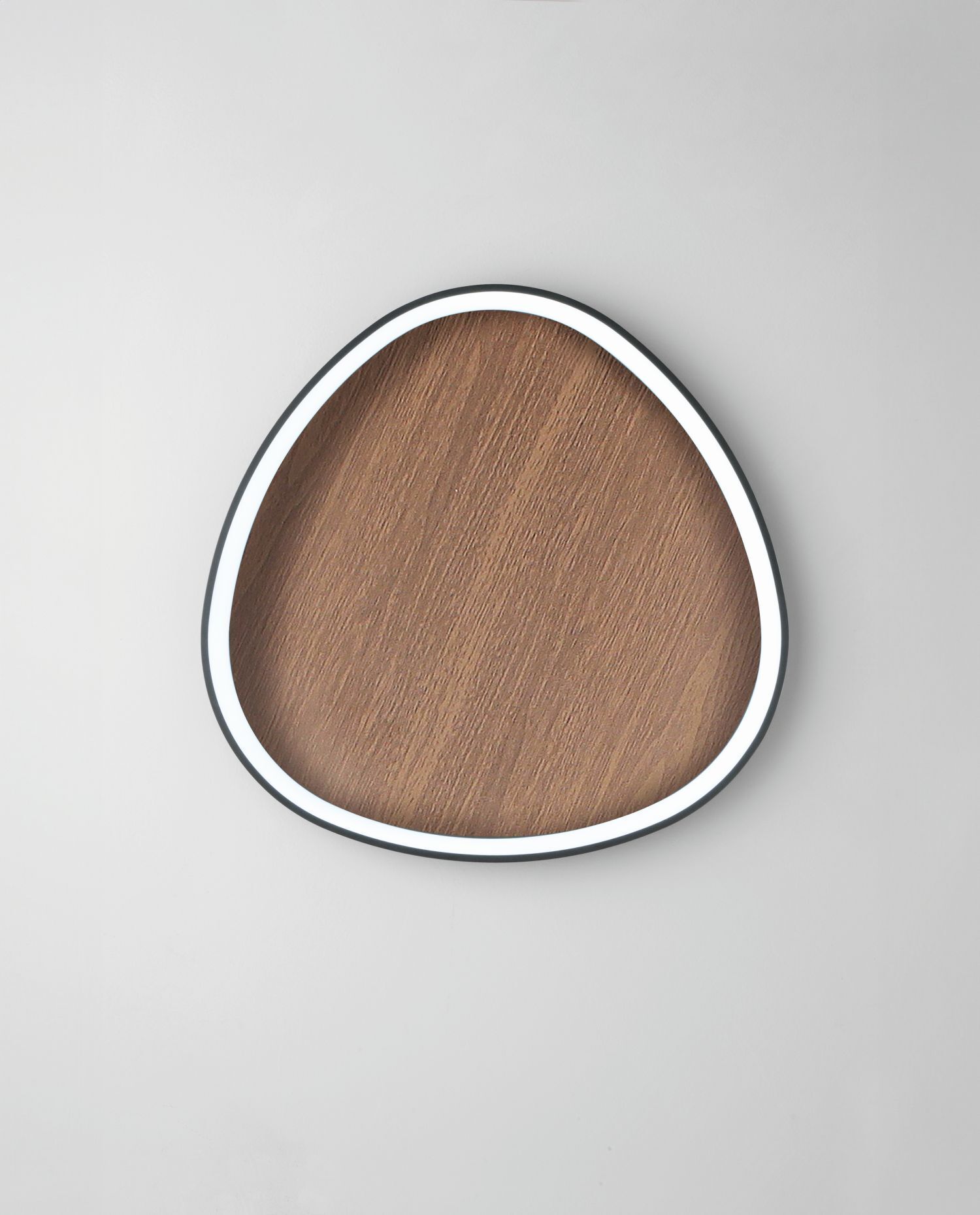 wooden, wanddekoration, eimförmige, braun, rahmen