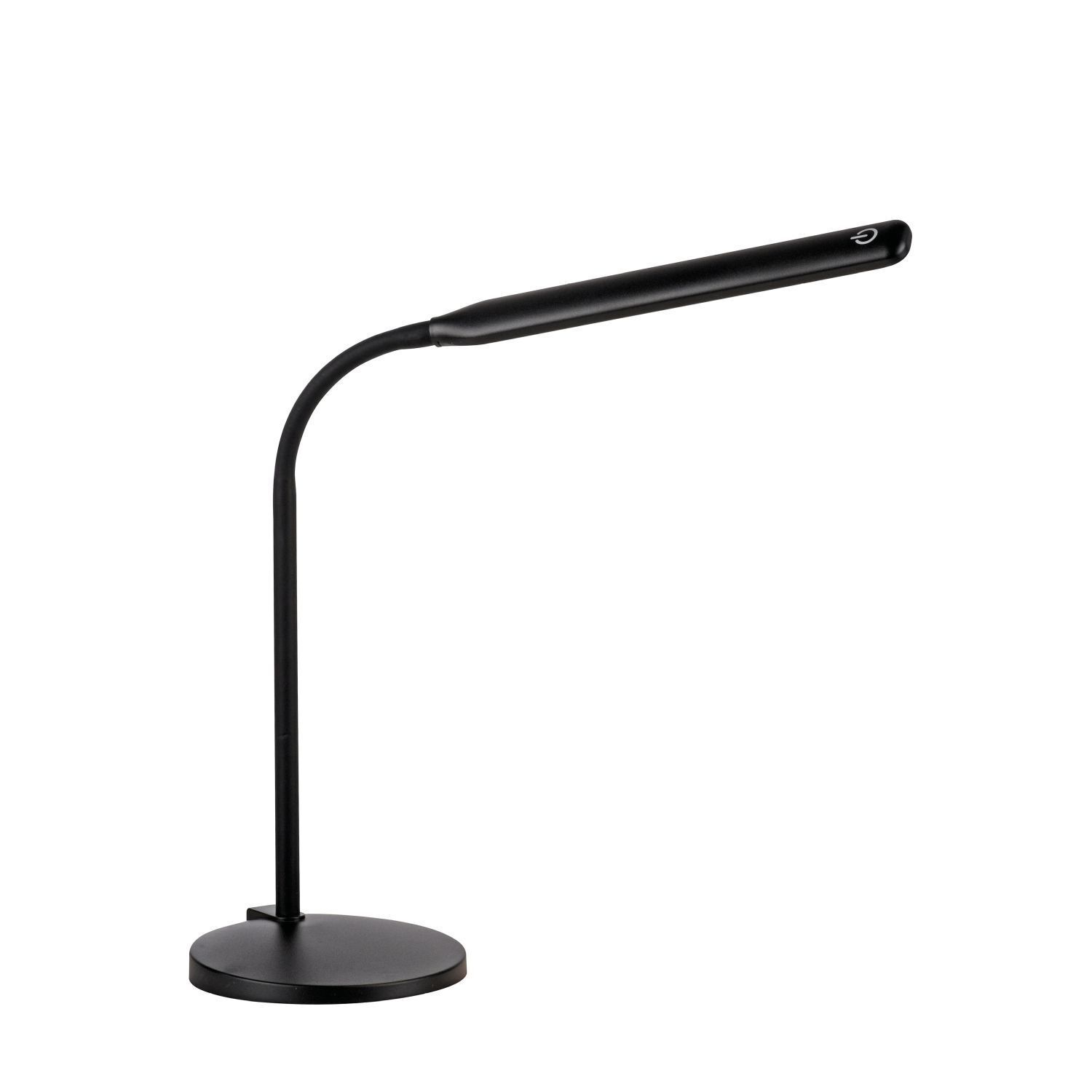 LED SchreibTischlampe Schwarz Touch 64 cm 6 W flexibel