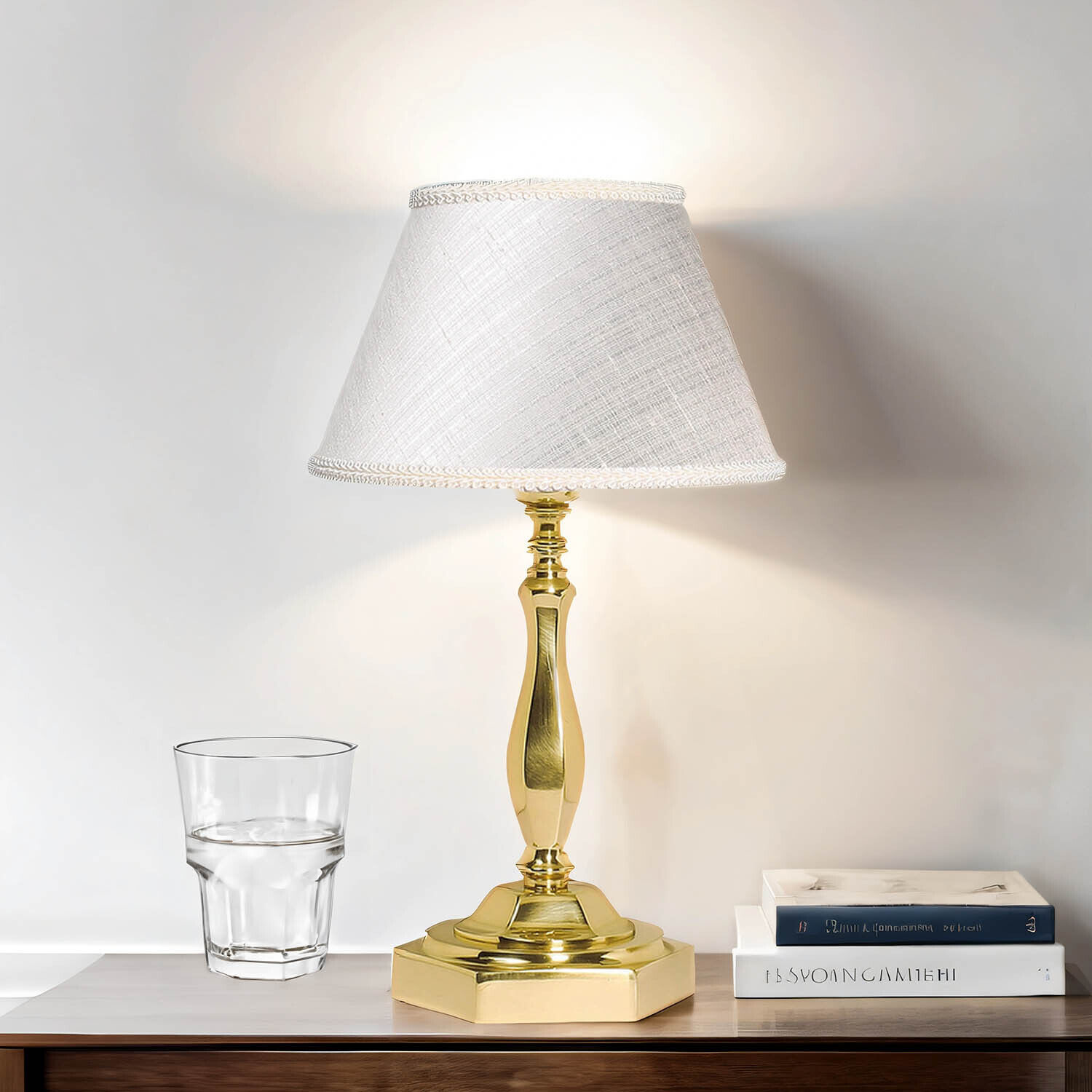 Klassische Tischleuchte Nachttischlampe E14 Abat Lampe, Tischlampe