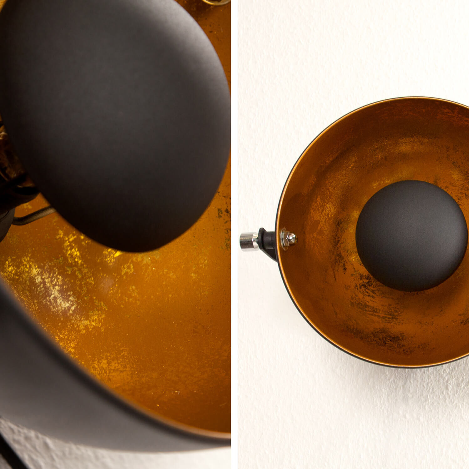 Außergewöhnliche Wandlampe Retro rund E27 Beleuchtung, Elektronik, Sprecher