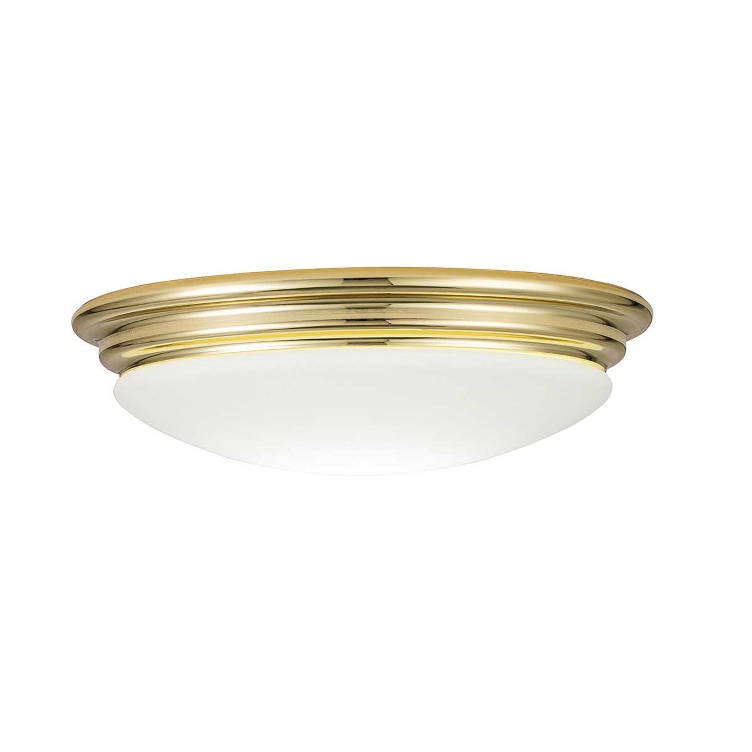 Deckenleuchte LED GX53 IP44 D: 35,6 cm rund Metall Glas Deckenleuchte, Leuchte