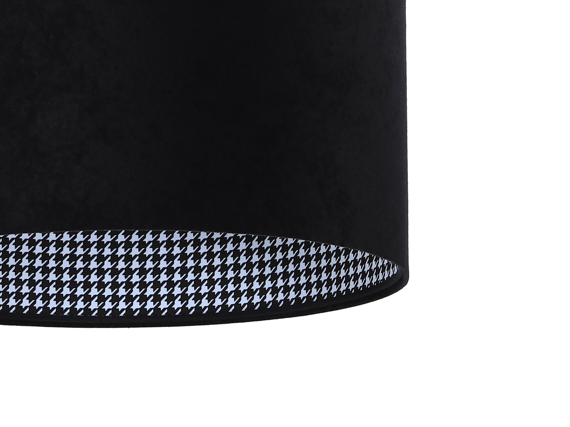 Schwarze Hängelampe Stoff rund Retro Esstisch Lampe, Lampenschirm