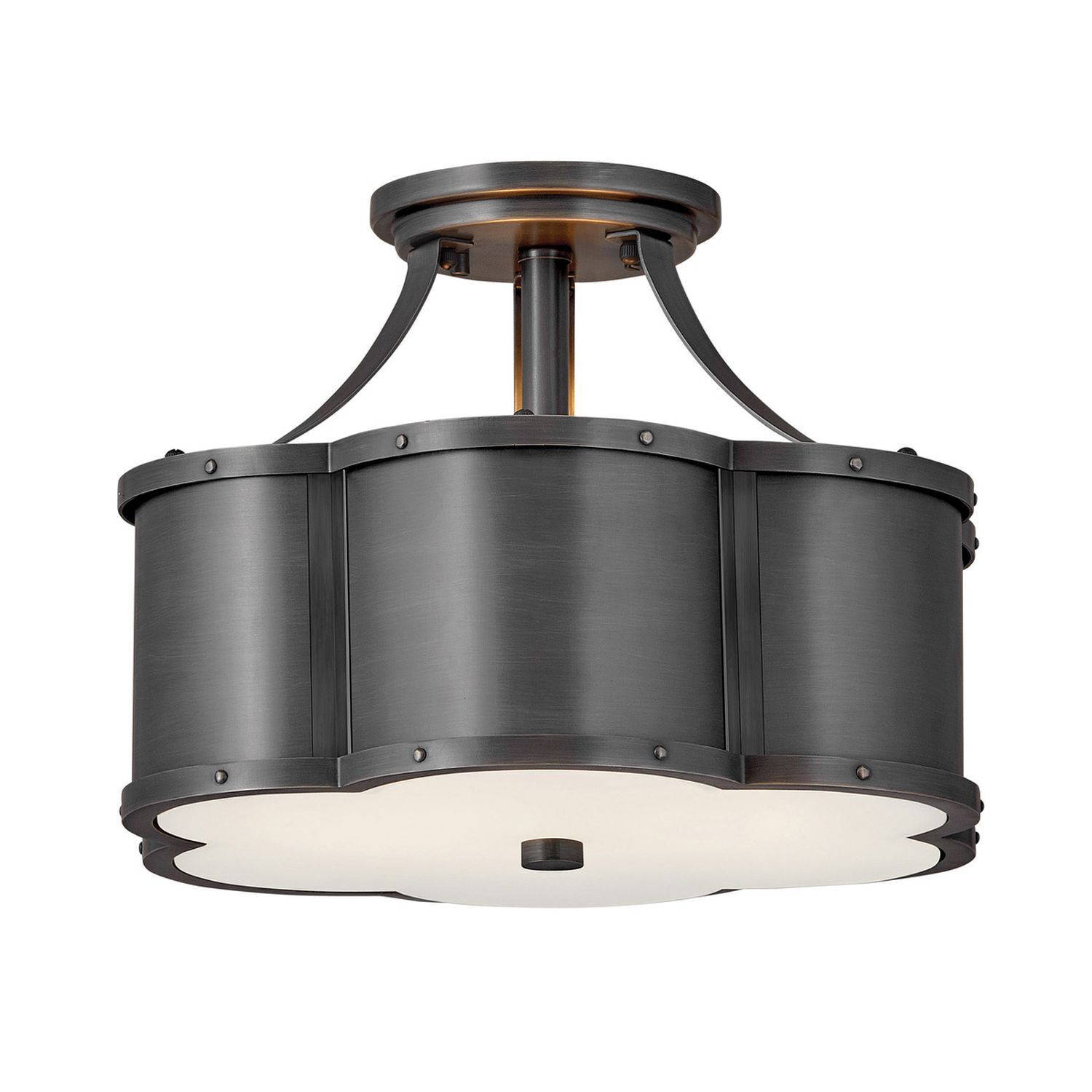 Deckenlampe Metall E27 in Schwarz-Messing XENIA