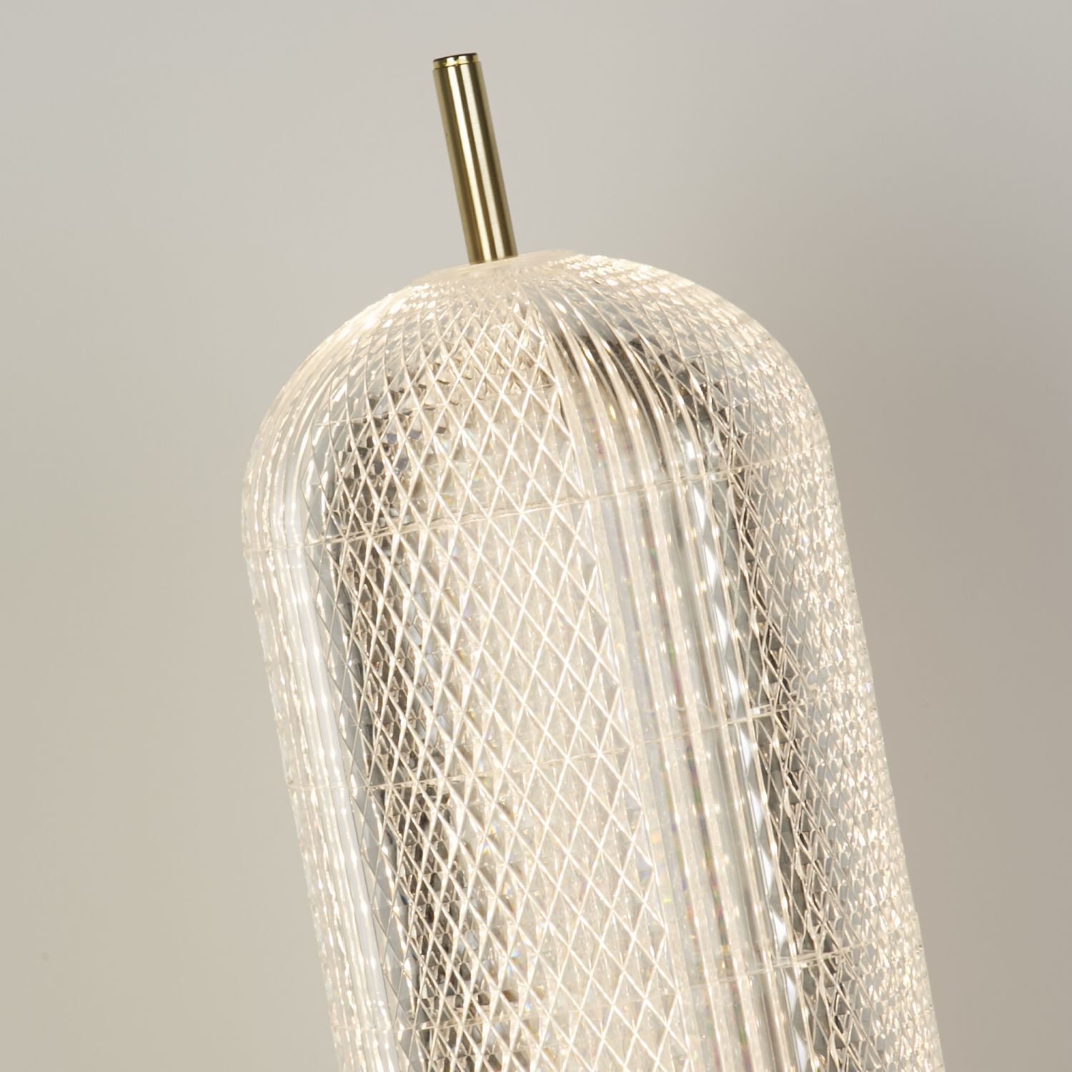 LED Tischleuchte dimmbar Metall 60 cm in Messing 3000 K Lampe