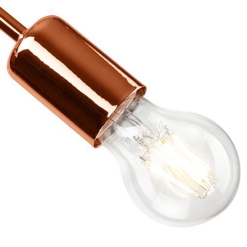 Moderne Deckenleuchte in Kupfer Wohnzimmer Lampe