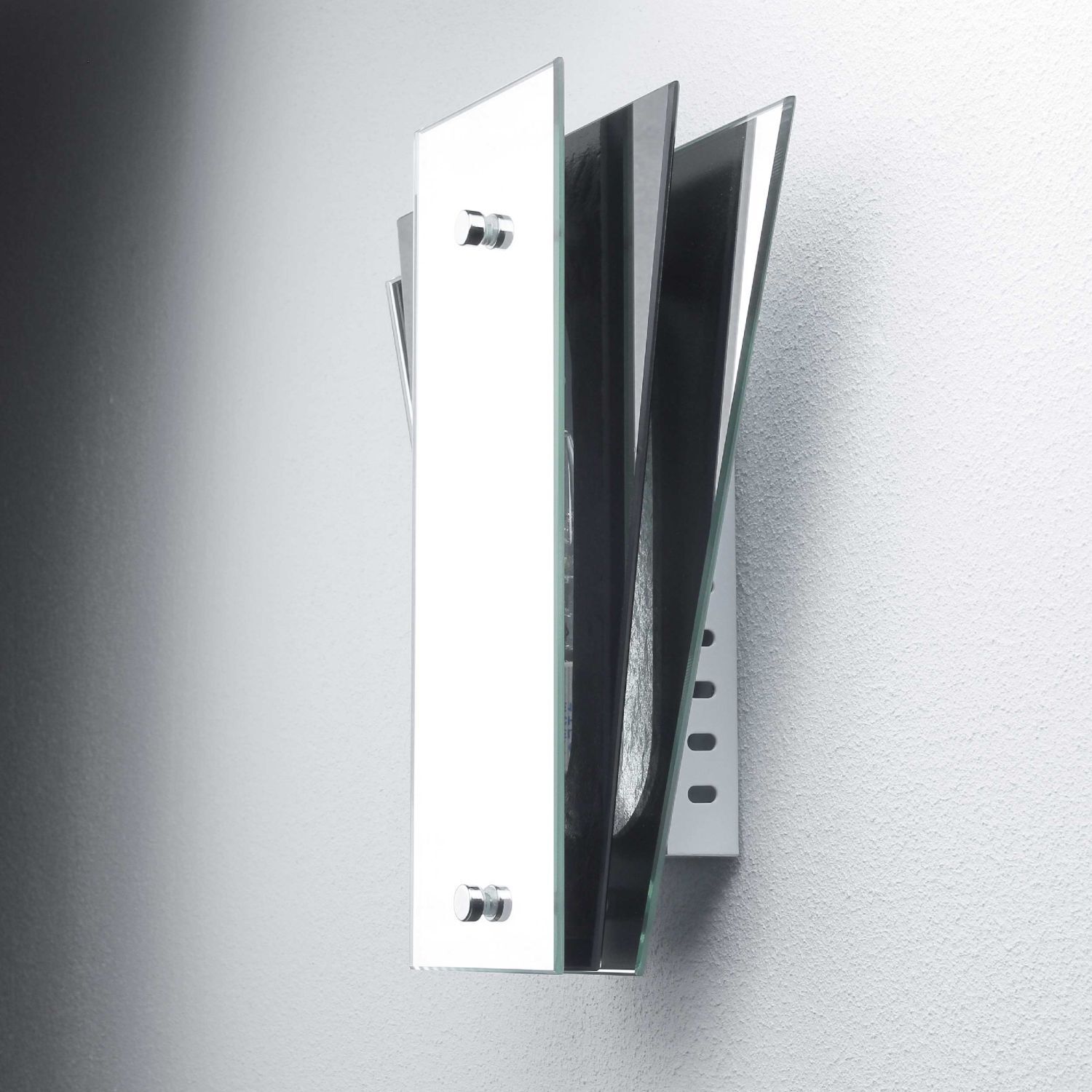 Moderne Wandleuchte E14 Schwarz