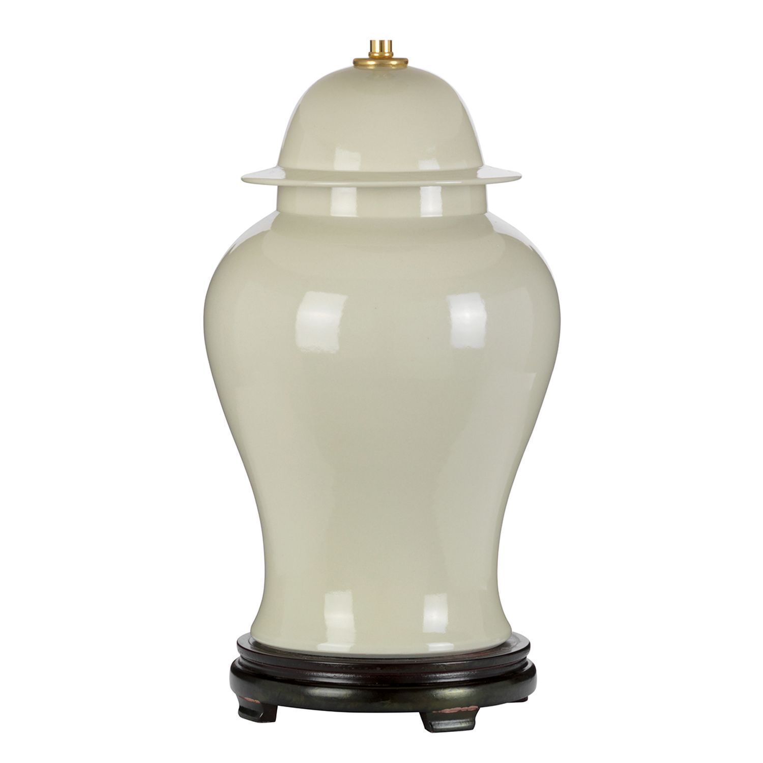Fuß für Tischleuchte Keramik Creme Klassisch 54 cm E27 Krug, Töpferei, Urne, Lampe, Porzellan