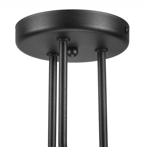 Deckenleuchte Wohnzimmer Innenlampe Schwarz Metall
